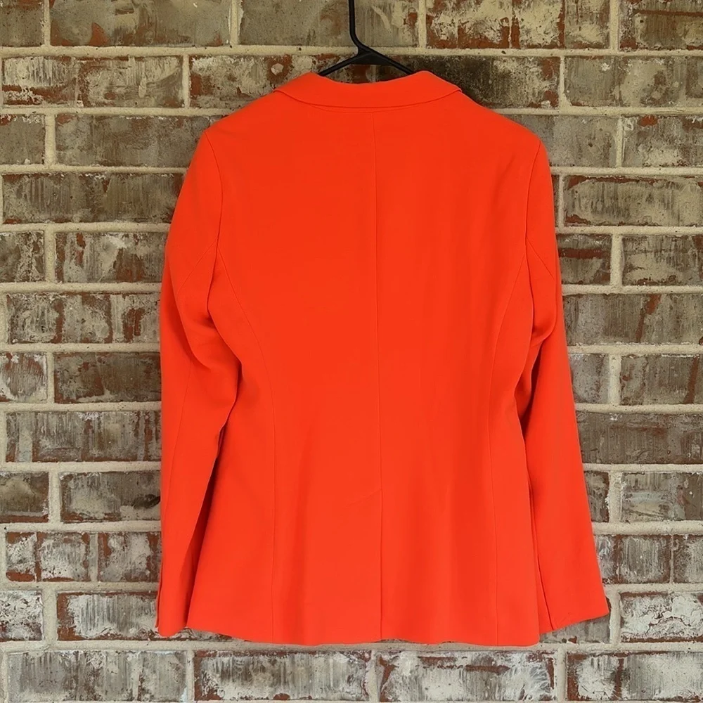 Nine West Orange One Button Blazer - Picture 11 of 12